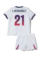Paris Saint-Germain Lucas Hernandez #21 Vieraspaita Lasten 2026-27 Lyhythihainen (+ shortsit)